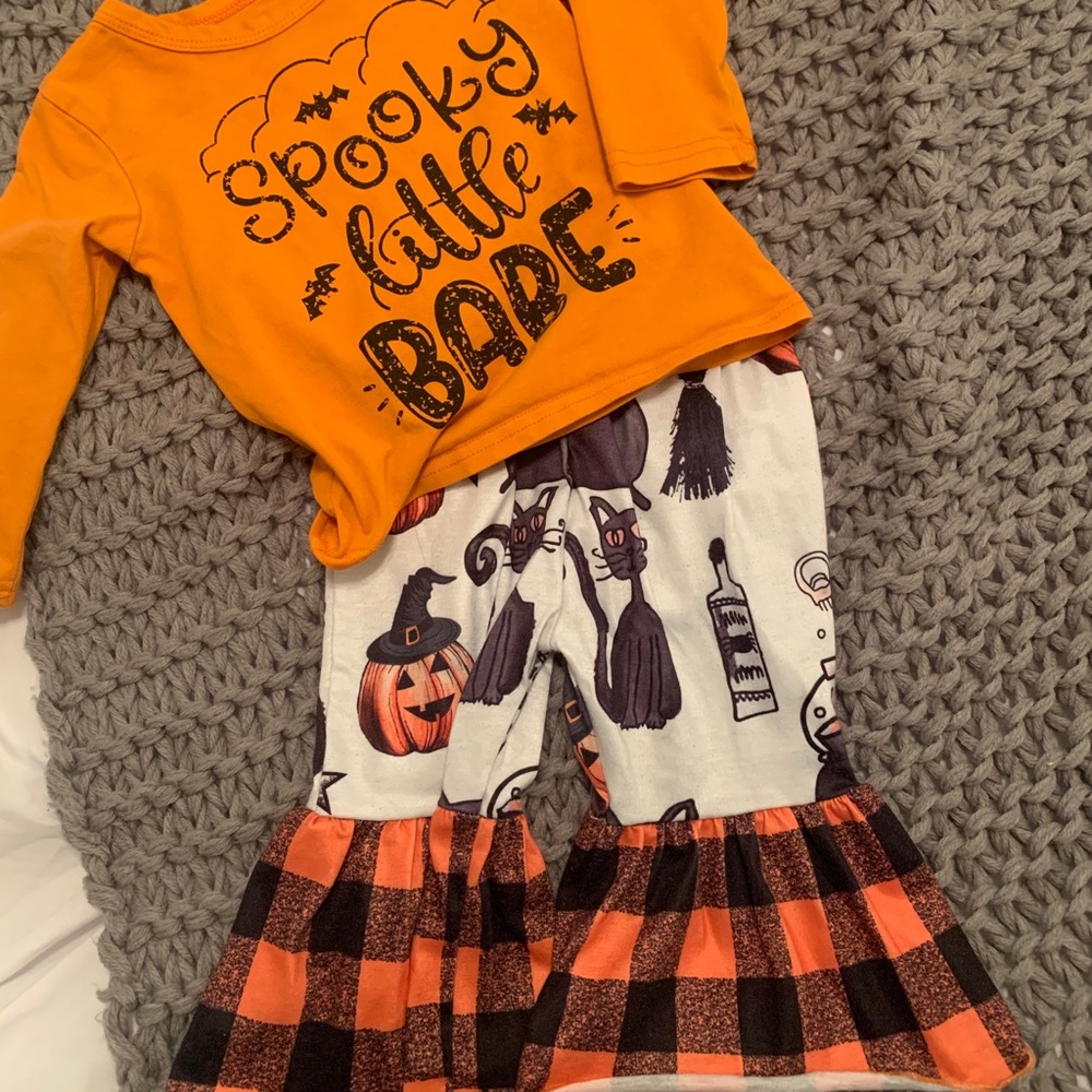 October set with flare pants